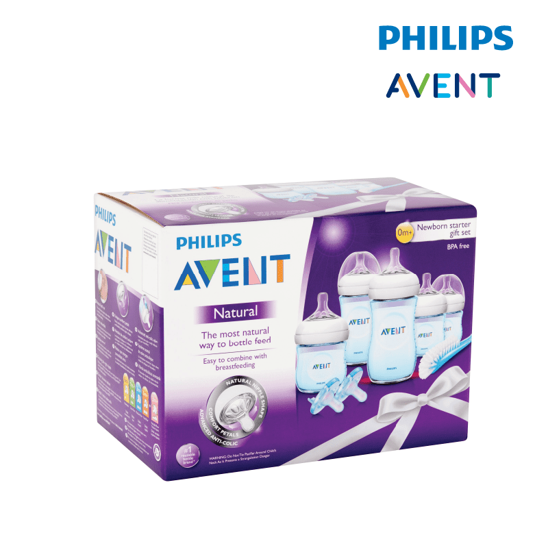 20529014 Philips Avent Newborn Starter Set Natural 2.0 Pp Pink Extra Soft Teat packaging