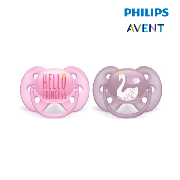 Philips Avent Ultra Soft 6-18m GIRL Deco Hel/Swan
