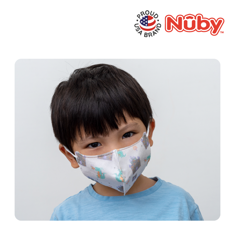 NB7404MB Nuby Kids 3D Mask 4 ply DRAGON Lifestyle 1