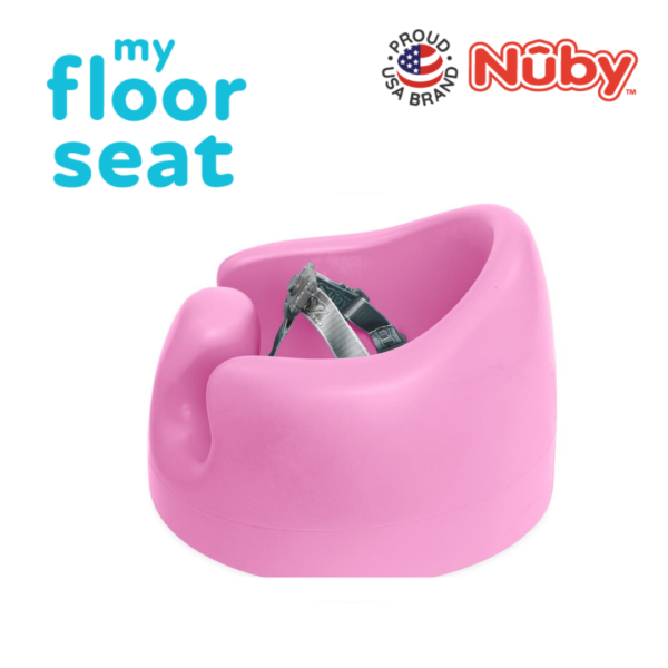 Nuby Floor seat - Pink,baby spine support chair,baby seat,baby's first chair