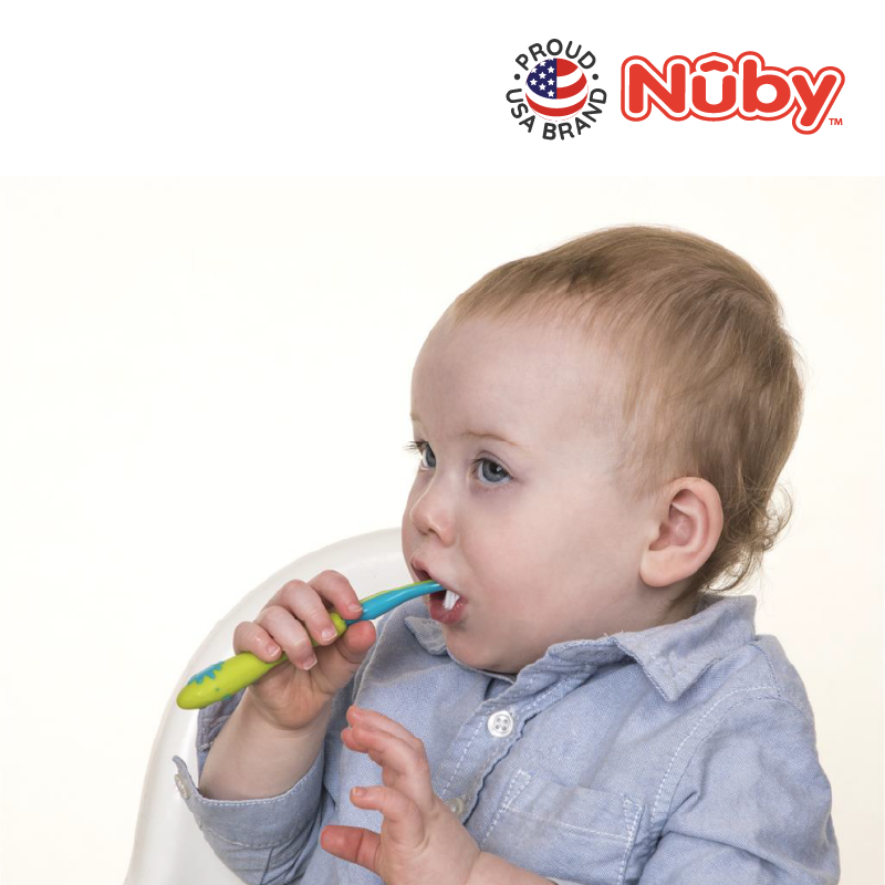 Nuby Toothbrush With Bristles,bpa free baby toothbrush,baby toothbrush