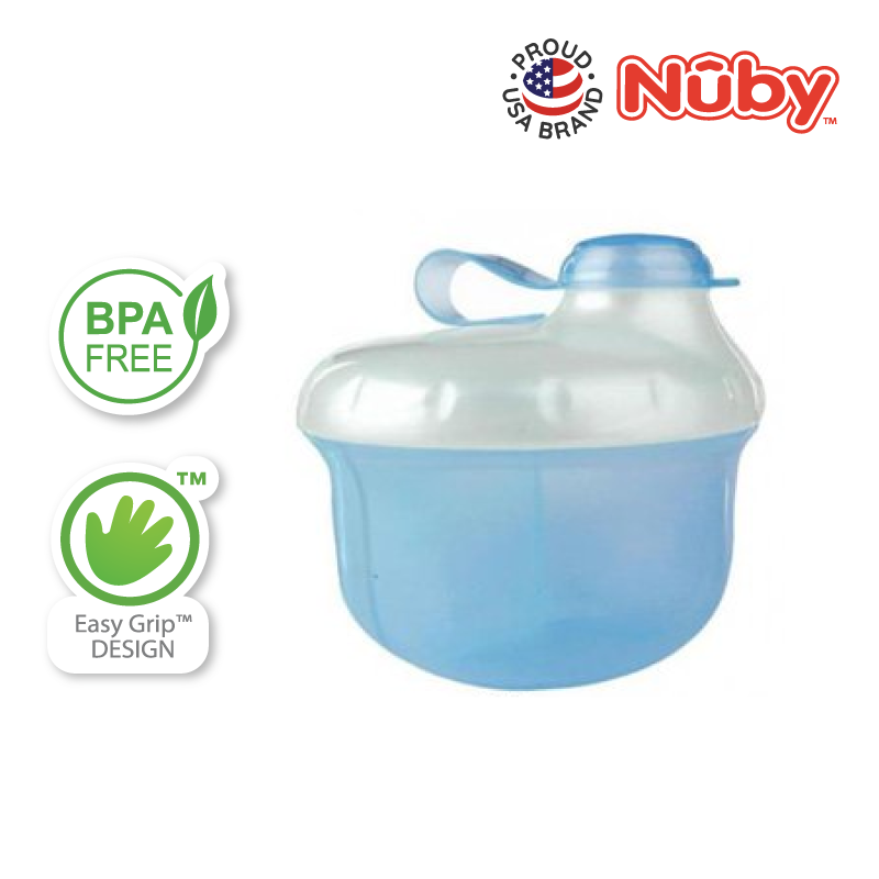 NB5305 Nuby PP Tinted Powder Milk Dispenser blue