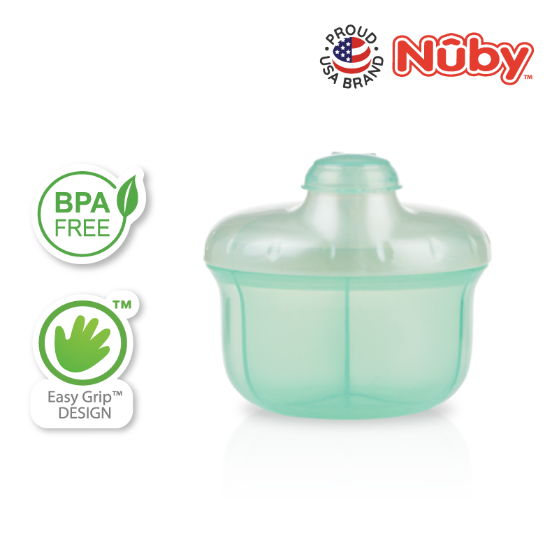 NB5305 Nuby PP Tinted Powder Milk Dispenser green