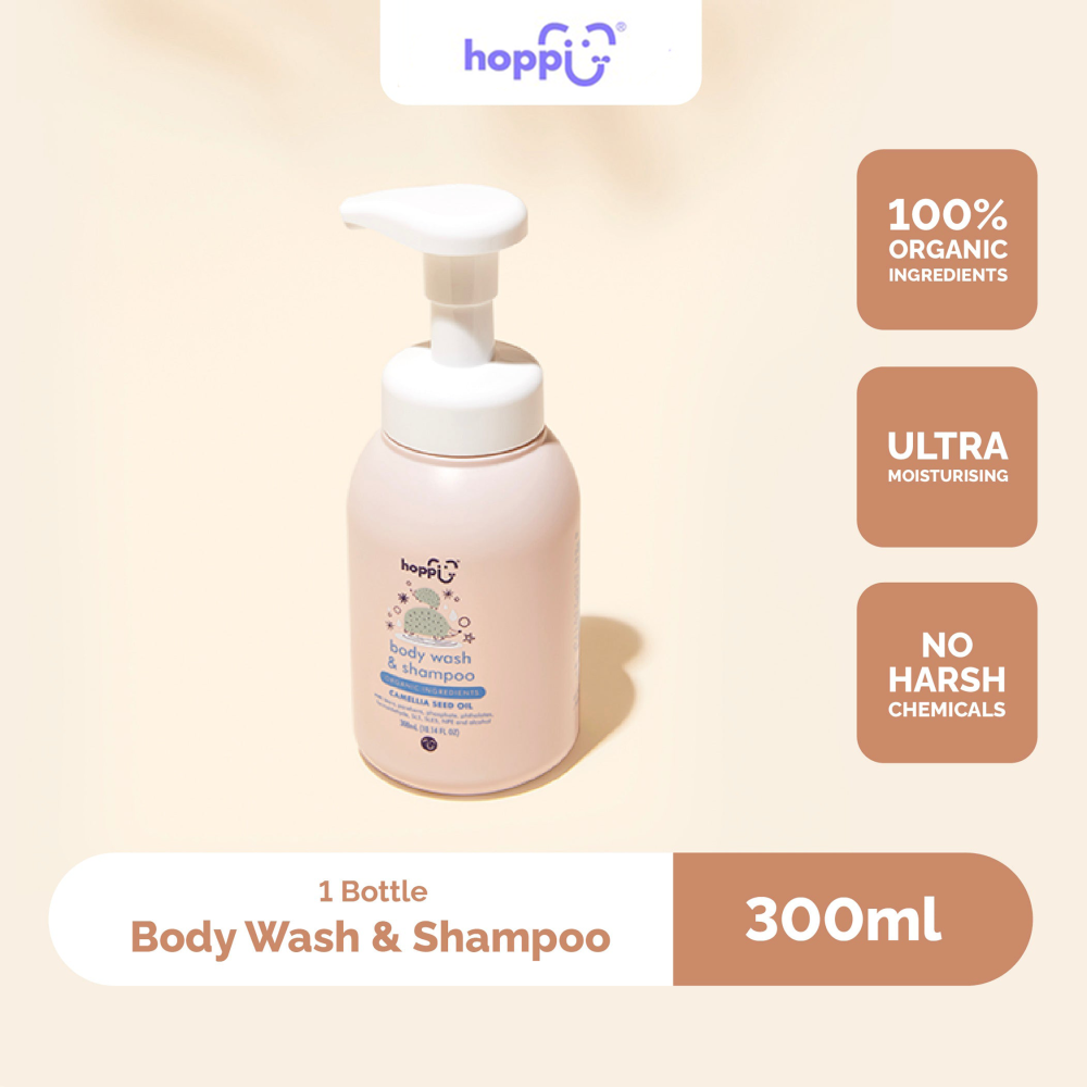 HB025 Hoppi Body Wash Shampoo 300ml 01first