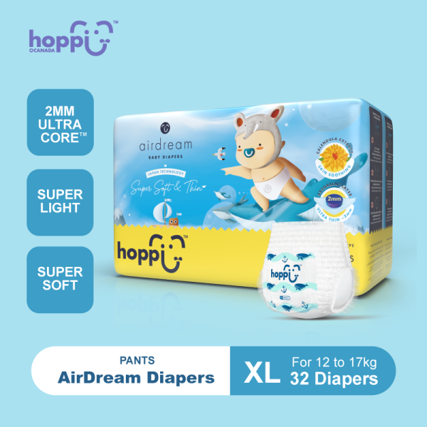 Hoppi Pants Diapers XL - 32 pcs,Hoppi diaper,Diaper